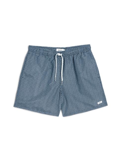 Bather Stone Checker Swim Trunk