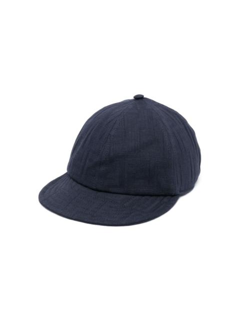 debossed-logo cotton cap