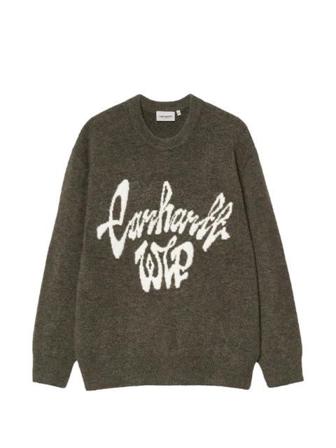 Carhartt WIP Chedda logo-intarsia sweater