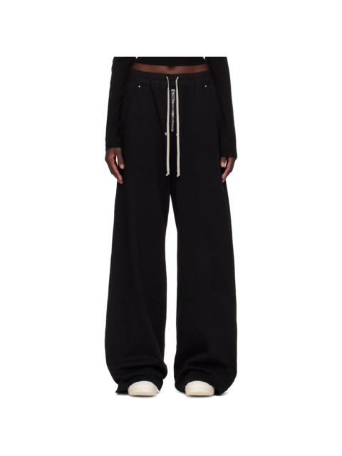 Rick Owens DRKSHDW Black Tower Geth Belas Sweatpants