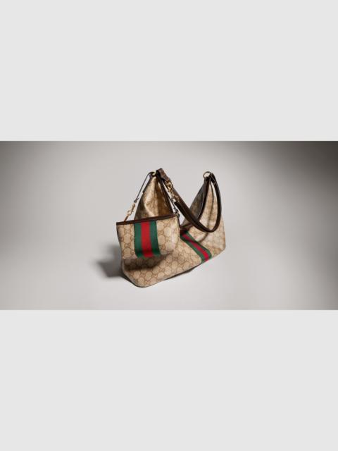 GUCCI Large shoulder bag with Web