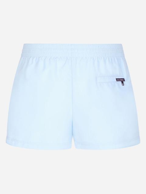 Dolce & Gabbana Short swim trunks with DG logo band
