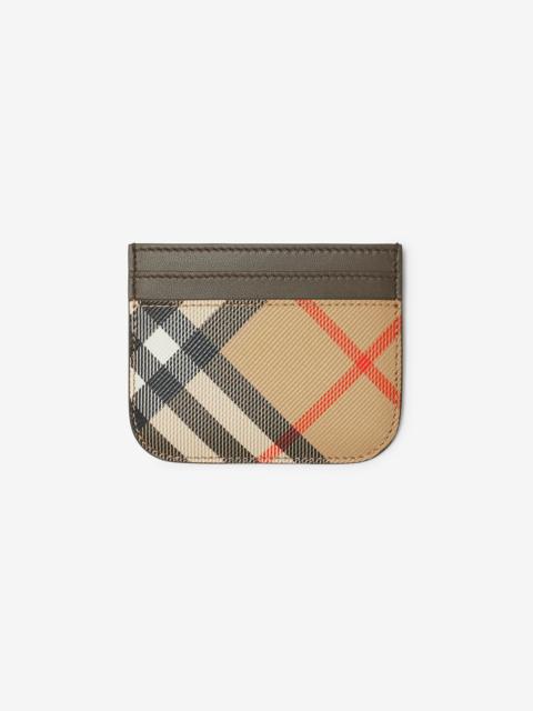 Burberry Check Card Case