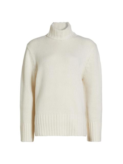 Jenni Kayne Women's Cashmere Jet Turtleneck Sweater - Ivory
