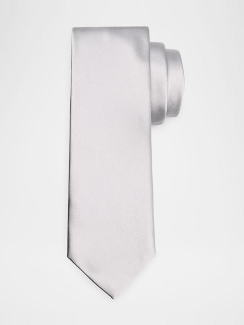 GIORGIO ARMANI Men's Solid Silk Tie