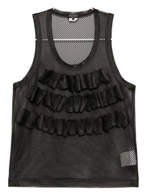 Comme des Garçons Homme Plus mesh raffled vest