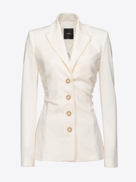 PINKO SLIM-FIT BLAZER IN TECHNICAL FABRIC