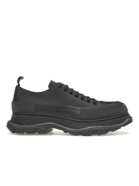 Alexander McQueen Alexander McQueen Tread Slick Low Lace Up Leather Grey