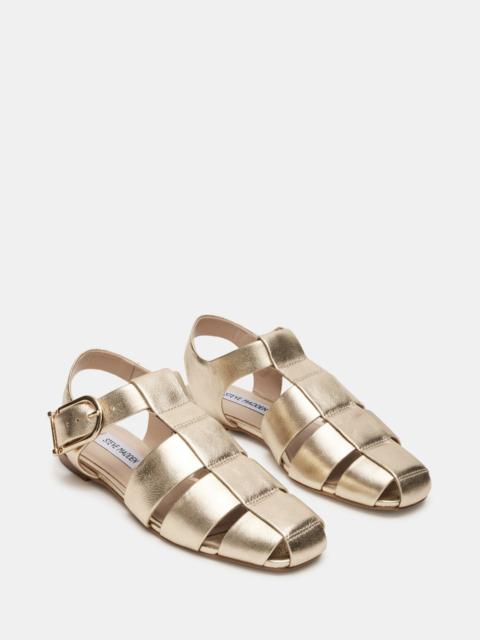 STEVE MADDEN AUSTRIA GOLD LEATHER