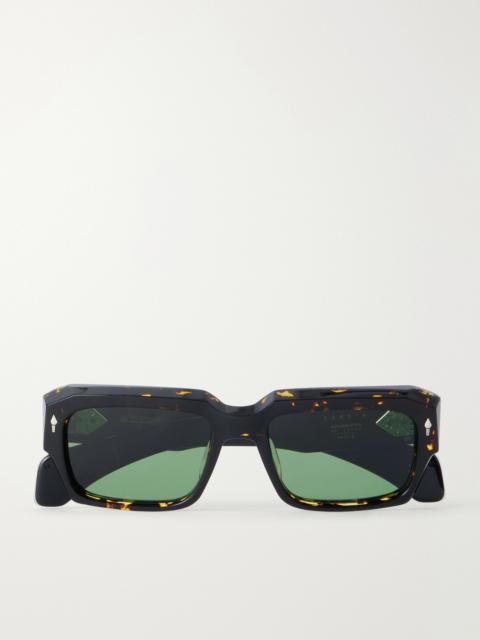 JACQUES MARIE MAGE Dakota Square-Frame Acetate Sunglasses