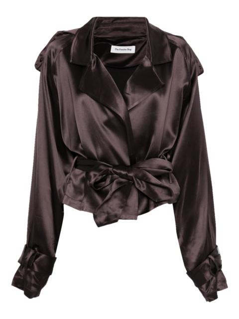 The Frankie Shop Simona satin blouse