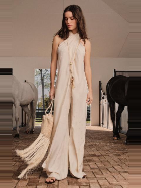 Johanna Ortiz Laidback Energy Wide-Leg Pants ivory