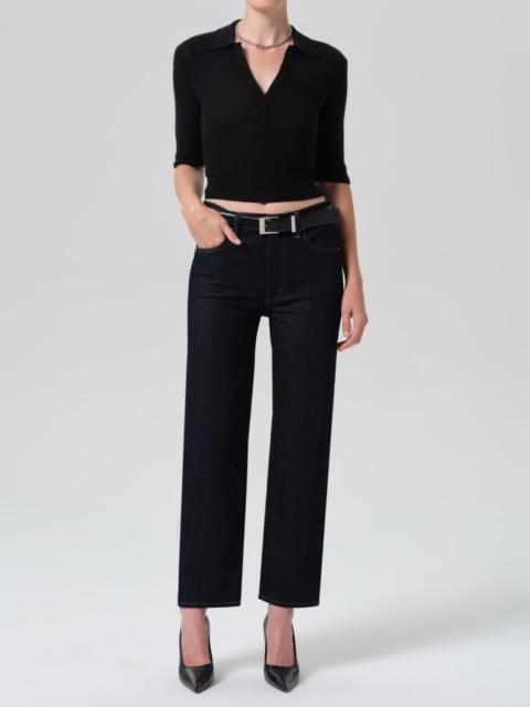 Citizens of Humanity Palma Straight Clean Hem In Inky Rinse