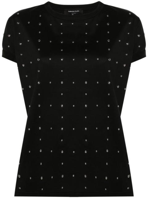 FABIANA FILIPPI studded cotton T-shirt