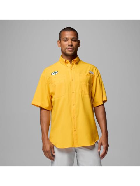 Columbia Men's PFG Tamiami Short Sleeve Shirt - Green Bay Packers