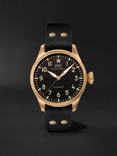 IWC Schaffhausen Big Pilot's 43 MR PORTER Edition 1 Limited-Edition Automatic 43mm Bronze and Alcantara Watch, Ref. N