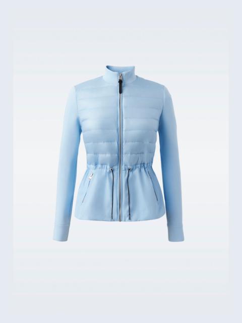 MACKAGE JOYCE Hybrid jacket with peplum
