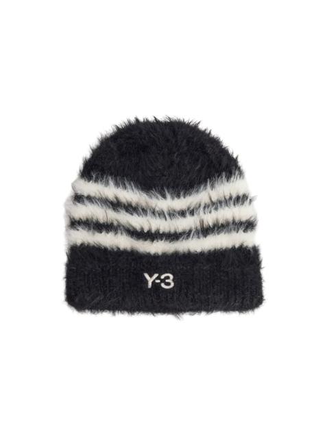Y-3 3-STRIPES BEANIE - BLACK / CORE WHITE
