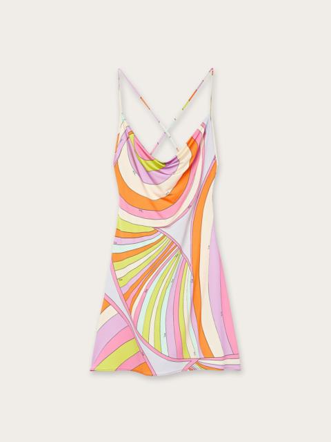 PUCCI IRIDE PRINT SHORT DRESS