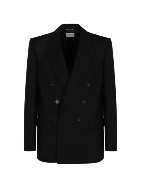 SAINT LAURENT Cassandre double-breasted blazer
