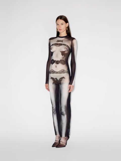 Jean Paul Gaultier THE BODY LACE MARINIÈRE DRESS