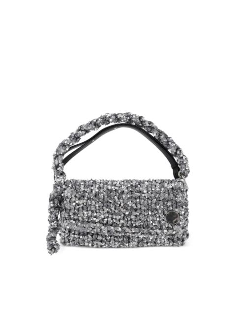 Jil Sander mini knitted shoulder bag