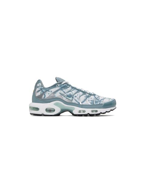 Nike White & Blue Air Max Plus Sneakers