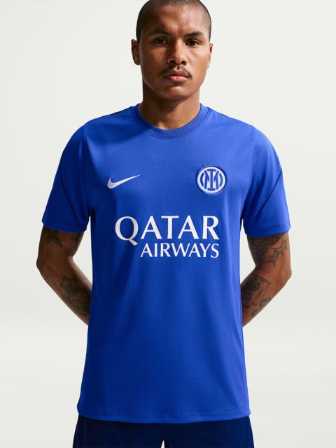 Nike Inter Milan Strike Men's Nike Soccer Dri-FIT Short-Sleeve Top
