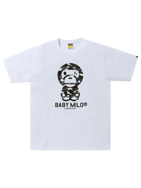 A BATHING APE® BAPE City Camo Baby Milo Tee 'White'