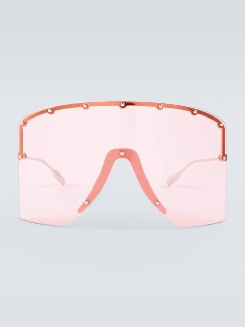 GUCCI Mask-frame sunglasses