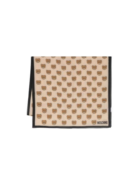 Moschino Quilted Monogram-Jacquard Scarf