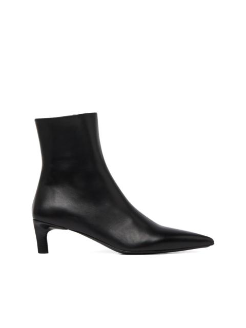 Marsèll Aculeo Basalt pointed-toe kitten-heel boots