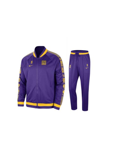 Nike Nike NBA Lakers Starting 5 Courtside Tracksuit Purple/Yellow