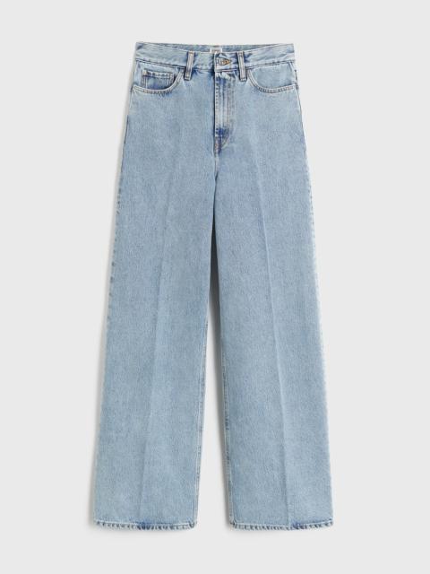 Totême Wide leg denim cool blue