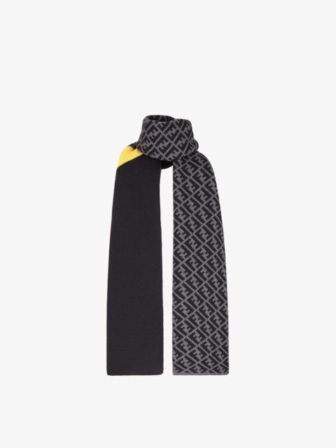 FENDI Multicolor wool scarf