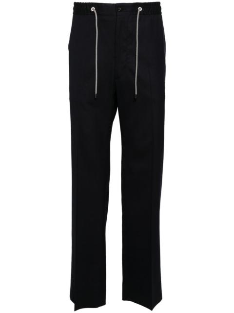 CORNELIANI drawstring tapered-leg trousers