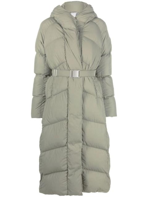 Marlow belted puffer coat