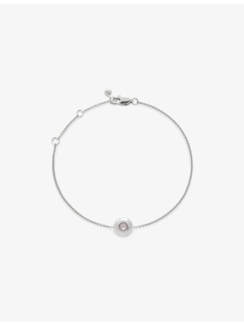 MONICA VINADER June Birthstone Moonstone and Sterling-Silver Bracelet