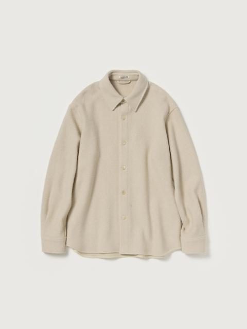 AURALEE HOMESPUN TWEED SHIRT BLOUSON