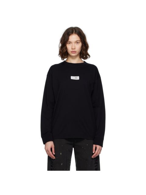 MM6 Maison Margiela Black Cotton T-shirt