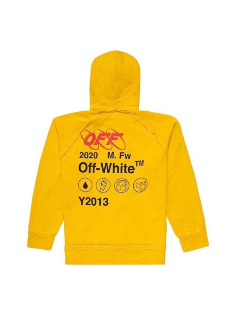 Off-White Off-White Industrial Y013 Drawstring Loose Fit Yellow OMBB057F19E300166010