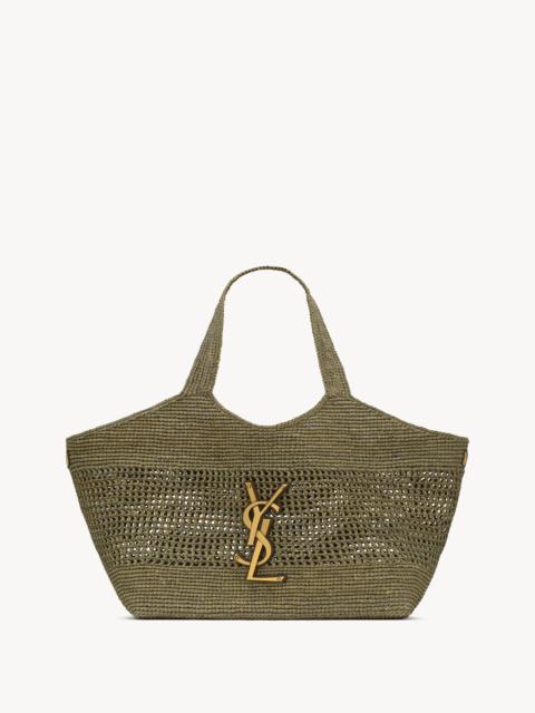 SAINT LAURENT ICARE MEDIUM IN RAFFIA