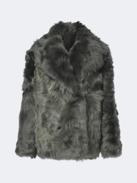 Yves Salomon Double-breasted shearling jacket