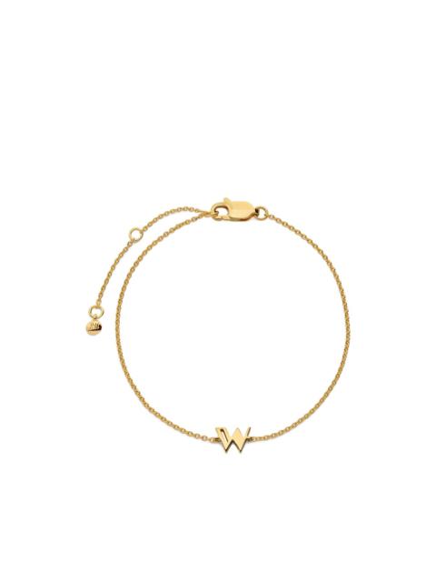 MONICA VINADER Initial W chain bracelet