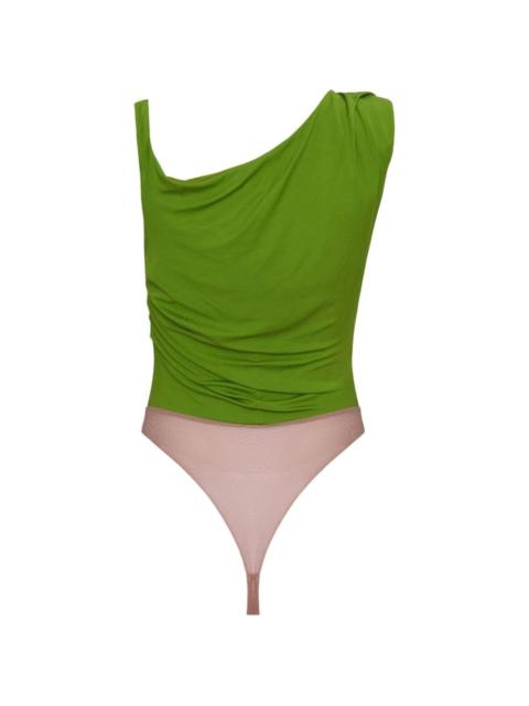 ELISABETTA FRANCHI asymmetric-sleeve body