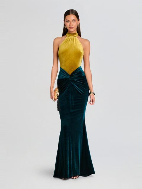 RETROFÊTE GOLETA VELVET DRESS