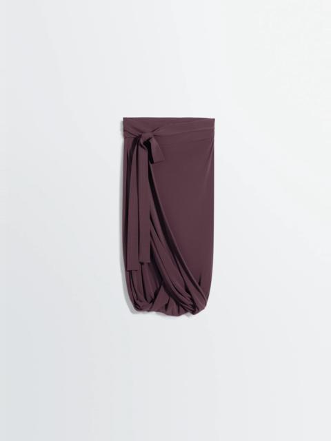 Lemaire SOFT WRAP SKIRT IN VISCOSE CREPE JERSEY