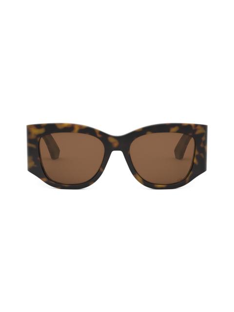 Dior Women's DiorNuit S1I 54MM Square Sunglasses - Brown Havana