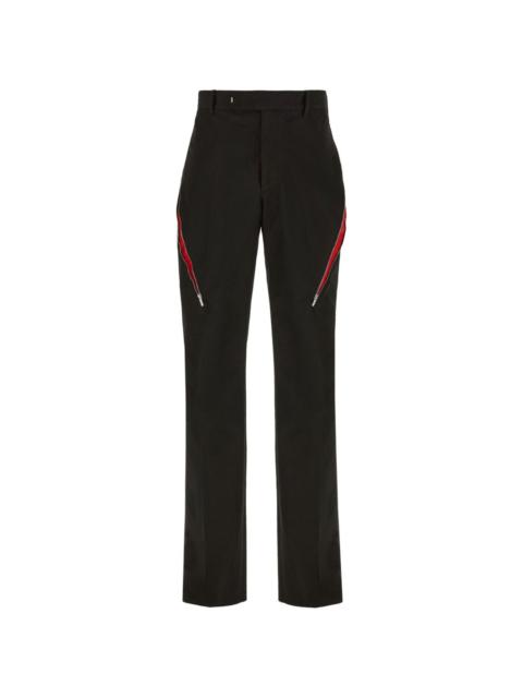 FERRAGAMO zip-detail tailored trousers