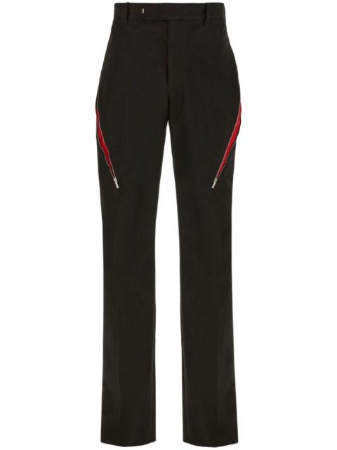 FERRAGAMO zip-detail tailored trousers